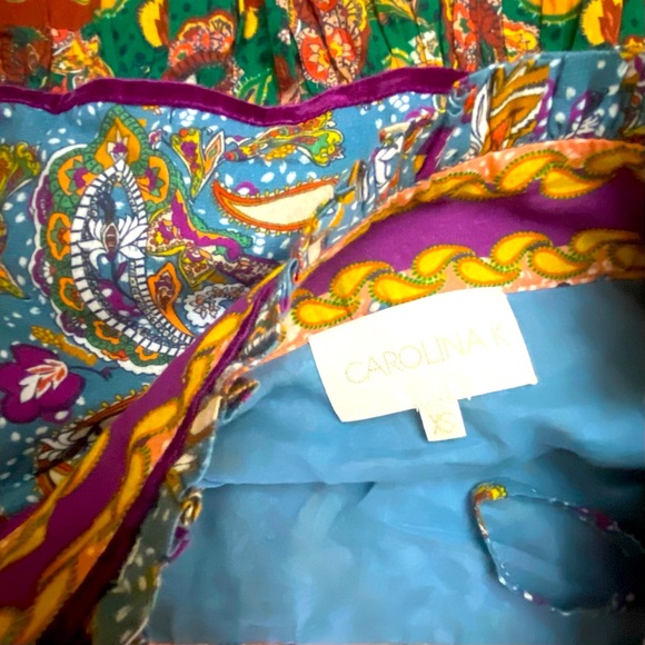 Bohemian Paisley Maxi Skirt - Multicolor - Picture 5 of 11